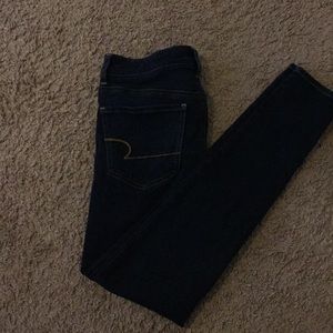ae dark wash jeans